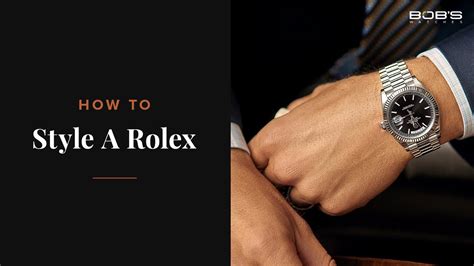 rolex am arm|Rolex business wear style.